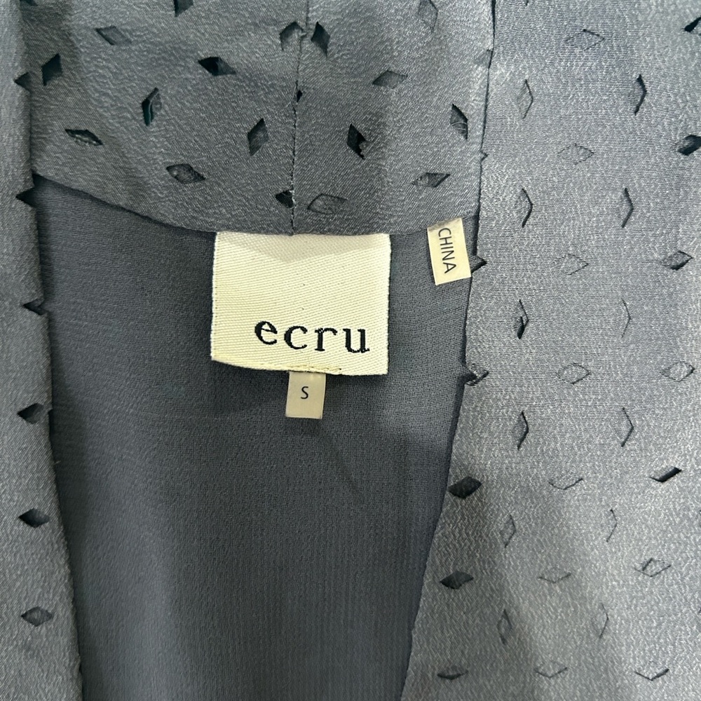 Ecru, Women's Sleeveless charcoal colored Top - Picture 8 of 8